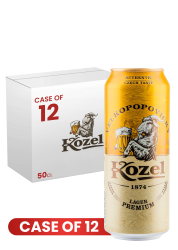 Kozel Premium Lager Can 50 Cl X 12 Case